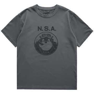 VIP短袖t恤男士夏季薄款2025新款純棉寬松復古印花上衣半袖體恤衫