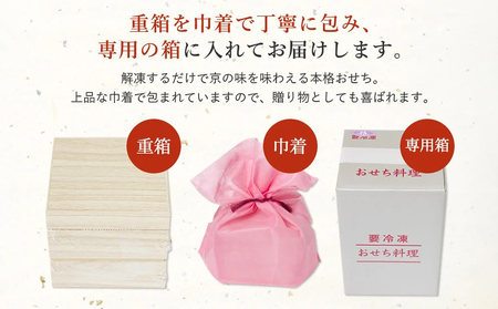 《数量限定》2024年 個食おせち 京小箱（二段二組・2人前）