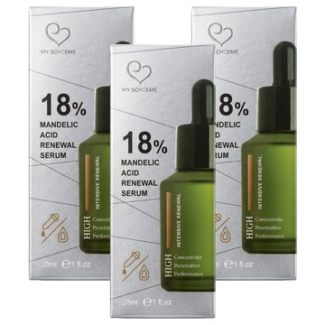 MY SCHEMING 我的心機 18%杏仁酸淨透煥膚精華  30ml  3件