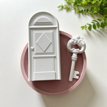 客製化禮物 小屋門 + 鑰匙 擴香石套裝