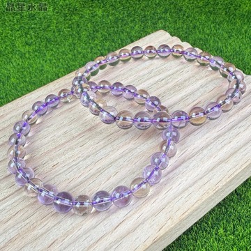 【晶星】 天然紫黃晶手珠 6mm 紫黃晶 天然水晶 水晶飾品 水晶手珠 開運手珠 開運小物 開運飾品 招財 招人緣 開運