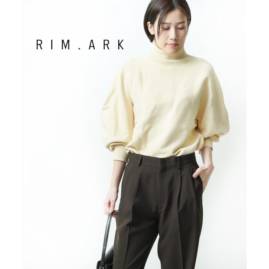 リムアーク タートルネック ワイドニット Dolman wide knit tops RIM