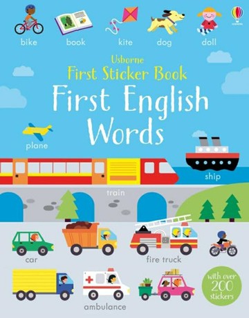 《出清》Usborne First Sticker Book First English Words 貼紙書＊夏日微風＊