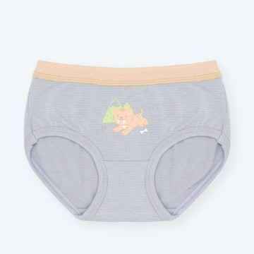minihope女童三角褲(白竹炭)-劍齒虎