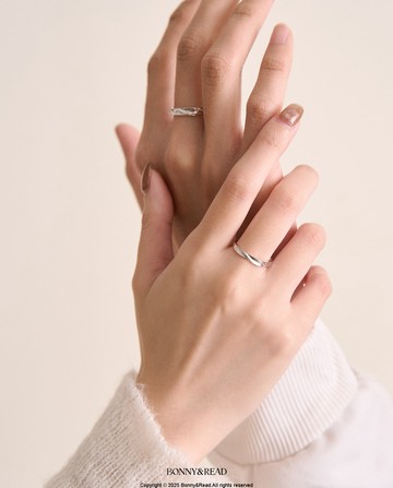[預購] [純銀] 甜蜜樂章情侶戒指組 / Sweet Music Couple Ring Set