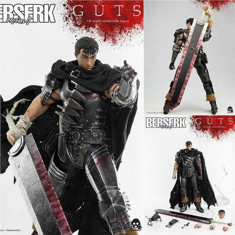 新品即納 Fig 再販 Guts Black Swordsman ガッツ 黒い剣士 ベルセルク 1 6完成品 フィギュア Threezero スリーゼロ 通販 Lineポイント最大0 5 Get Lineショッピング