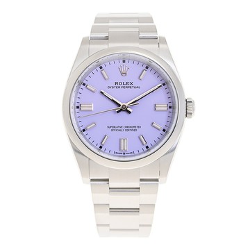 ROLEX 勞力士 126000 Oyster Perpetual蠔式經典多色彩薰衣草紫x36mm