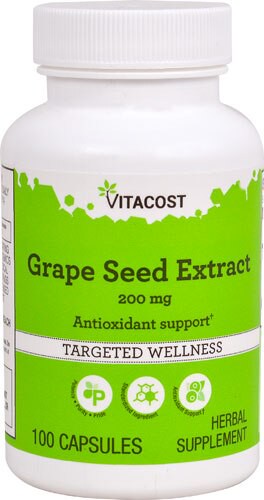Vitacost Grape Seed Extract 200 mg - 100 Capsules