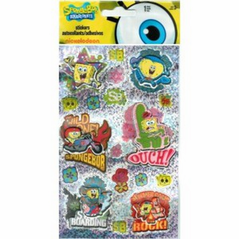 スポンジボブ Spongebob キラキラステッカー キャラクター かわいい 人気 アメ雑 アメリカン雑貨 通販 Lineポイント最大1 0 Get Lineショッピング