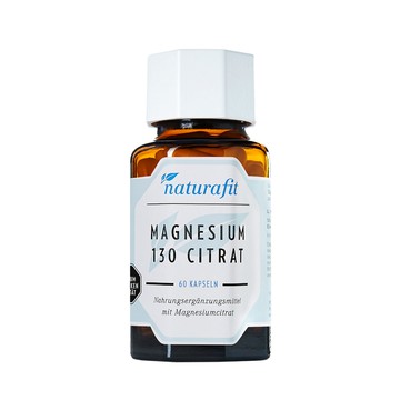 Natural Fit 【德國】檸檬酸鎂130膠囊60粒(獨家德國進口微營養領導品牌)