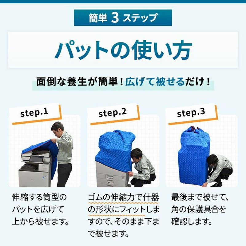 梱包材／養生資材) ニューパット 110-S 〈超ソフト仕様〉 物流用品