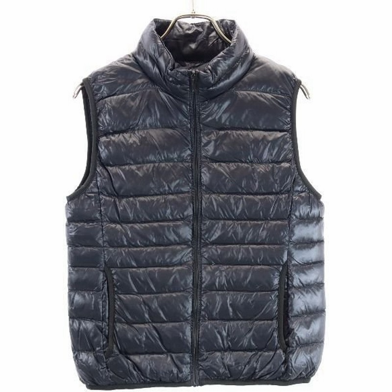 ユニクロ ウルトラライト ダウンベスト L ネイビー Uniqlo 薄手 軽量 メンズ 古着 2112 通販 Lineポイント最大0 5 Get Lineショッピング