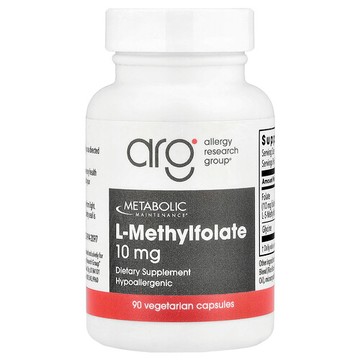 Metabolic Maintenance, L-甲基葉酸酯，10 毫克，90 粒素食膠囊