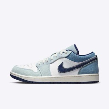 Nike Air Jordan 1 Low SE [IH0648-141] 男 運動休閒鞋 低筒 牛仔 丹寧 藍白