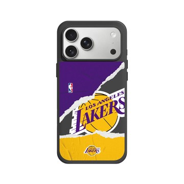 iPhone 17 Pro Max SolidX 黑 - NBA - 熱血系列-洛杉磯湖人 L.A. Lakers - Sweat and tears