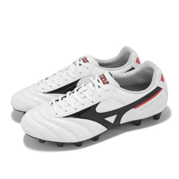 MIZUNO MORELIA II CLUB 足球鞋 成人 一般楦 釘鞋 皮革 P1GA2508 25SS 【樂買網】
