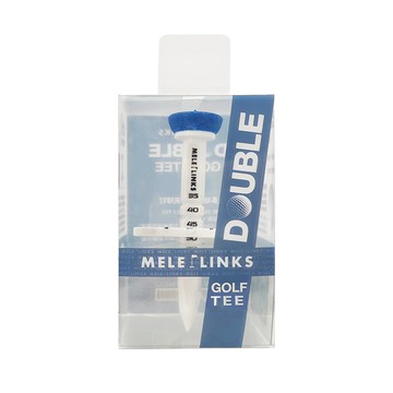 MELE LINKS 可調節高爾夫球Tee組 35~55mm高度可調 藍色 穩固耐用 提升擊球精準度  8.5 x 5 x 5cm  1個
