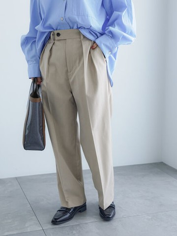 俐落打摺休閒長褲(FC41L0F0780) - Te chichi