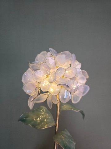 【誕生花燈】6月・繡球花。小夜燈。生日禮物