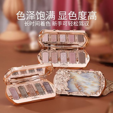 ⭐臺灣出貨⭐維妮小熊眼若繁星眼影盤珠啞光亮晶細閃日常百搭奶茶色腮紅高光盤