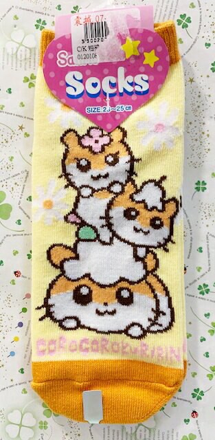 【震撼精品百貨】CorocoroKuririn 可樂鈴天竺鼠 三麗鷗可樂鈴短襪-朋友*59629 震撼日式精品百貨