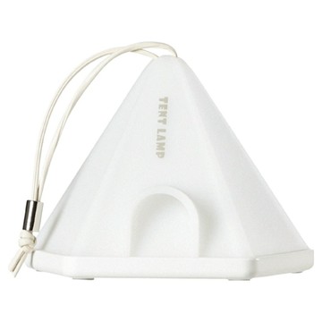 好拾選物 帳篷造型小夜燈/吊掛手提露營燈/6檔調光定時床頭燈/氣氛燈  白色