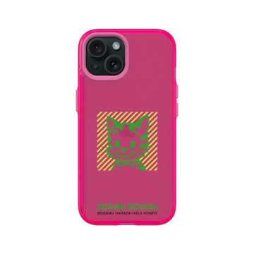 iPhone 15 Clear 粉漾桃 - OSAMU GOODS - 多彩系列-Cat