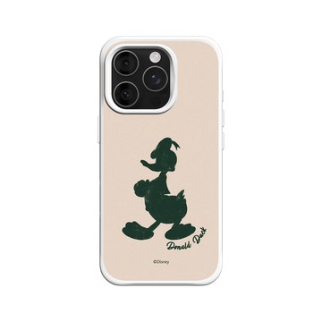 iPhone 16 Pro SolidX 白 - 迪士尼-米奇 Mickey - 唐老鴨 - 剪影版