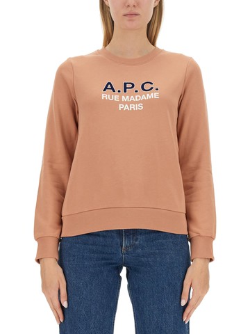 a. p.c. sweatshirt with logo