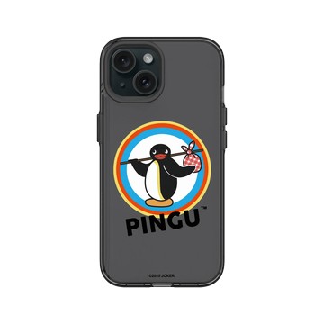 iPhone 15 Clear 酷墨灰 - Pingu 企鵝家族 - 要跟我一起走嗎？