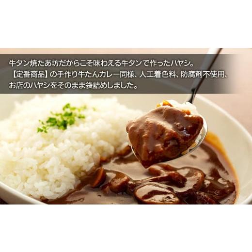 ふるさと納税 宮城県 登米市 の手作り牛タンハヤシ× 5袋（手作り牛タンカレー試食用100g付）