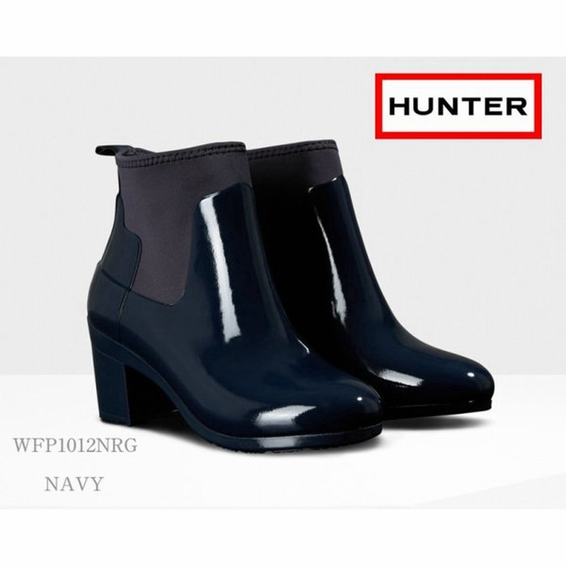 ハンター Hunter リファインド グロス ミッドヒール ブーツ Refined Mid Heel Gloss 1012 国内正規品 レディース レインブーツ 通販 Lineポイント最大0 5 Get Lineショッピング