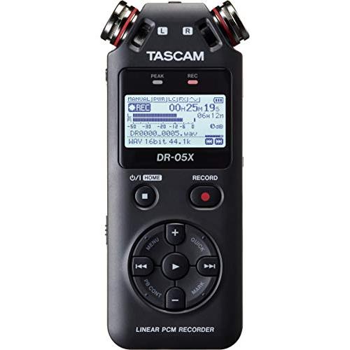 TASCAM(タスカム) DR-05X USB オーディオインターフェース搭載 ステレオ リニアPCMレコーダー 高音質 USBマイク ASMR