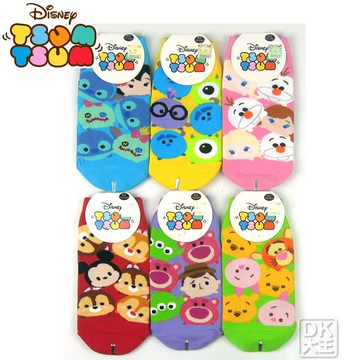 迪士尼 TSUM TSUM直板襪  正版授權【DK大王】