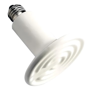 ISTA 伊士達 遠紅外線陶瓷加熱器 白色 L號 寵物保暖加熱燈 烏龜蜥蜴適用  11 x 9cm  1個