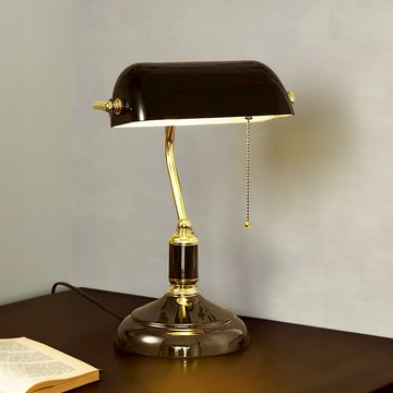 【星座物語】民國復古檯燈 老上海檯燈 銀行書桌檯燈-黑色款