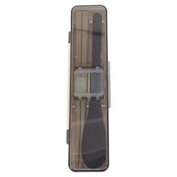 Skater 日本製復古風 環保筷+湯匙組 18cm  筷子 + 湯匙  黑色  1組