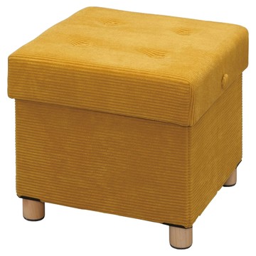 IRIS OHYAMA 愛麗思歐雅瑪 折疊收納木腳椅凳 ASST-38  芥末黃  1個