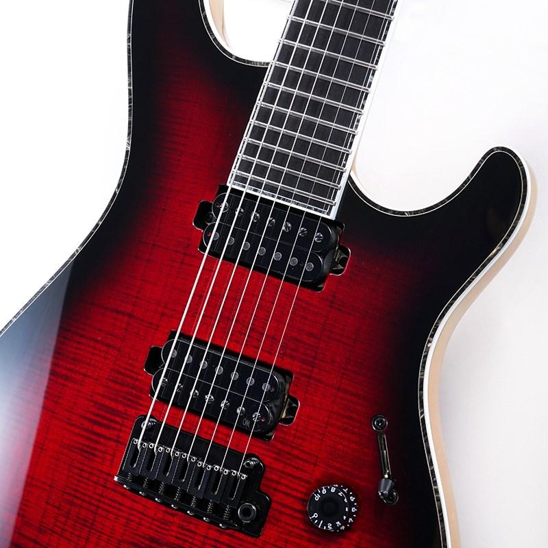 MAYONES Regius V24 Trans Dirty Red Burst Gloss