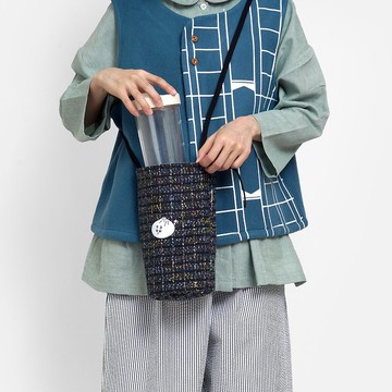 小龍包側背袋/提袋/飲料袋-背帶可調/雙面可揹