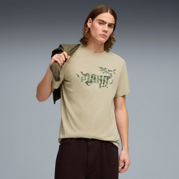 【PUMA】 基本系列CAMO短袖T恤(M)_男性_69203461_歐規｜官方直營