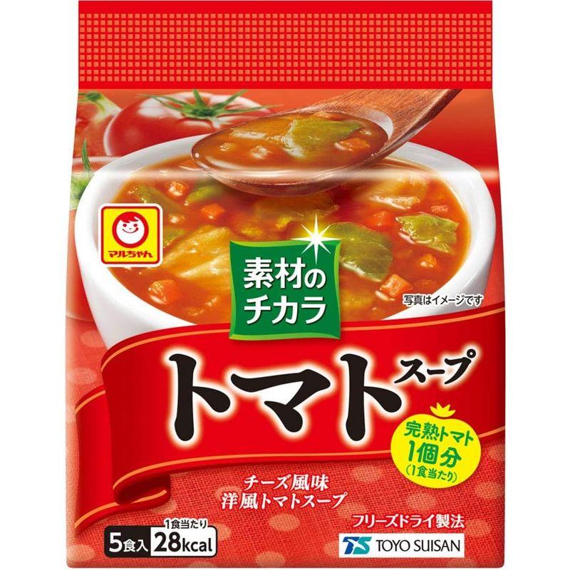 マルちゃん 素材のチカラ トマトスープ (8.1g×5食)×6個