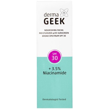 Derma Geek Nourishing Facial Moisturizer with Sunscreen SPF 30 1.7 fl oz