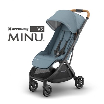 【UPPAbaby】MINU V3魅力都會時尚推車(三色可選)+贈Tryco積木組