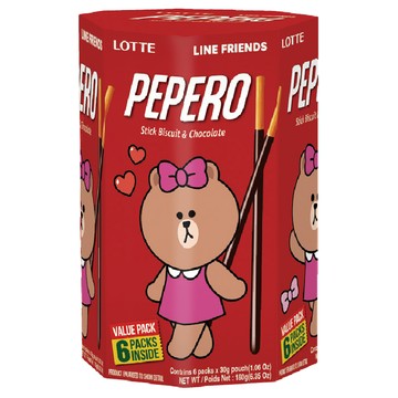 [家速配]LOTTE Pepero 巧克力棒分享盒