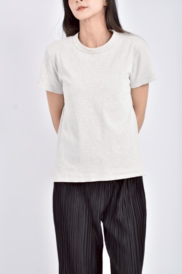 (S) uniqlo棉質純棉灰色短袖上衣