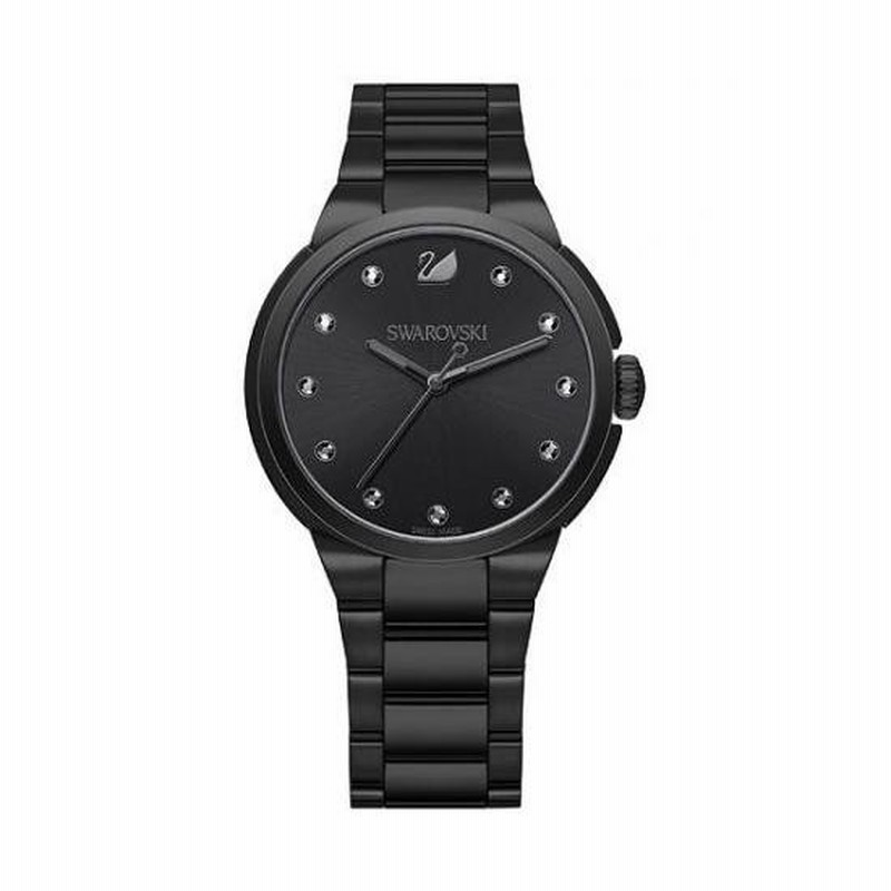 スワロフスキー Swarovski 腕時計 City Black ブレスレット Watch  