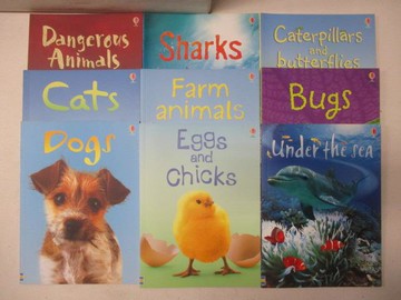 【書寶二手書T8／少年童書_M54】Cats_Dogs_Sharks_Bugs等_9本合售