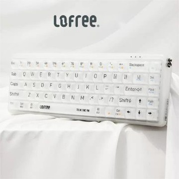 Lofree洛斐 1%透明機械鍵盤-漫-贈送注音輸入轉印貼紙