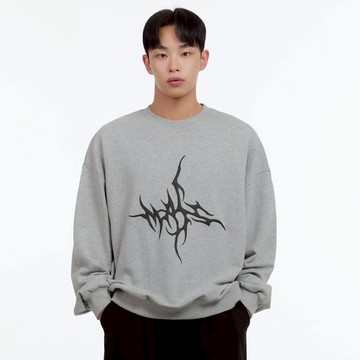 正韓獨特街頭感支線印花長袖大學T 3色 YUPPIE 預購商品 1111